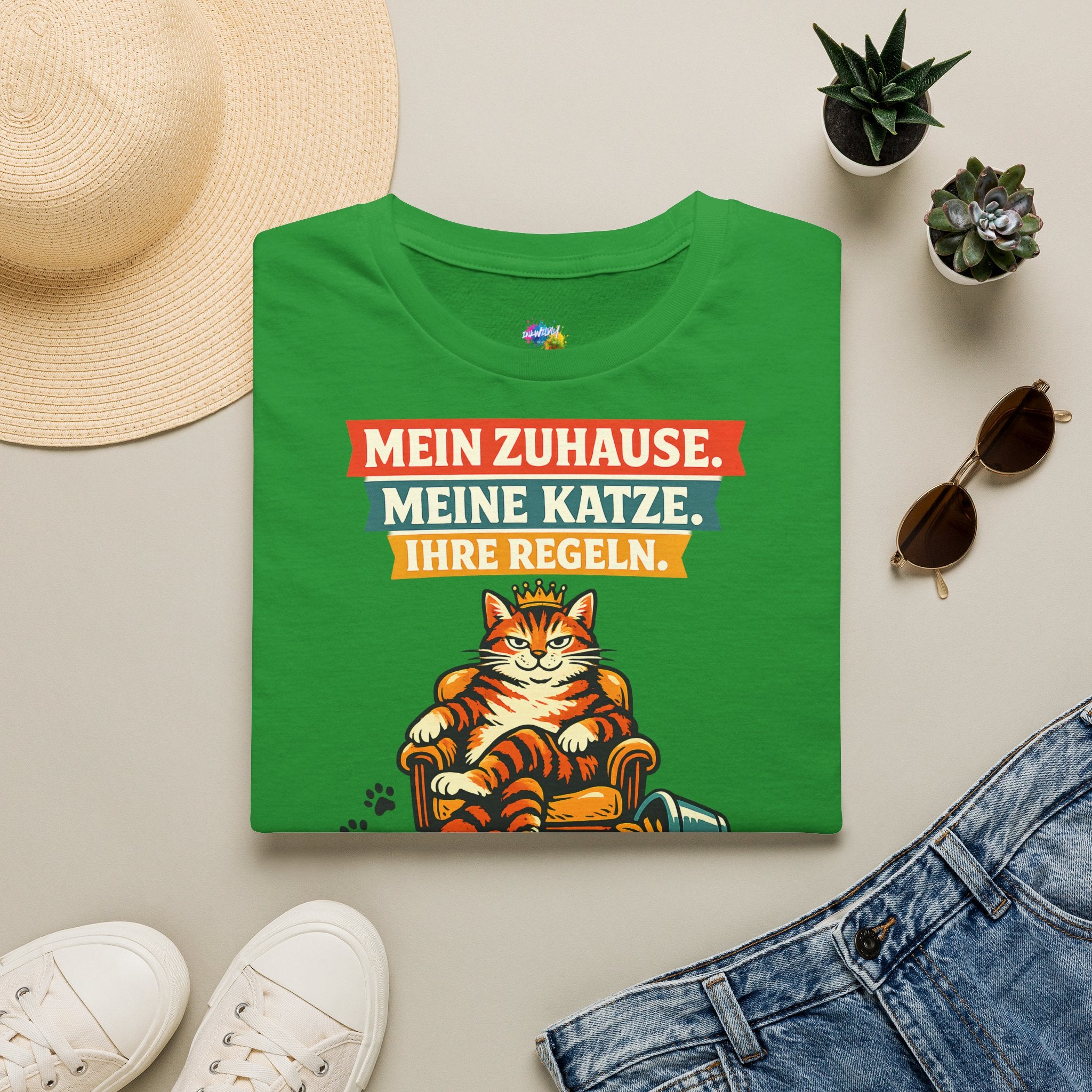 Mein Zuhause, ihre Regeln – Katzen T-Shirt