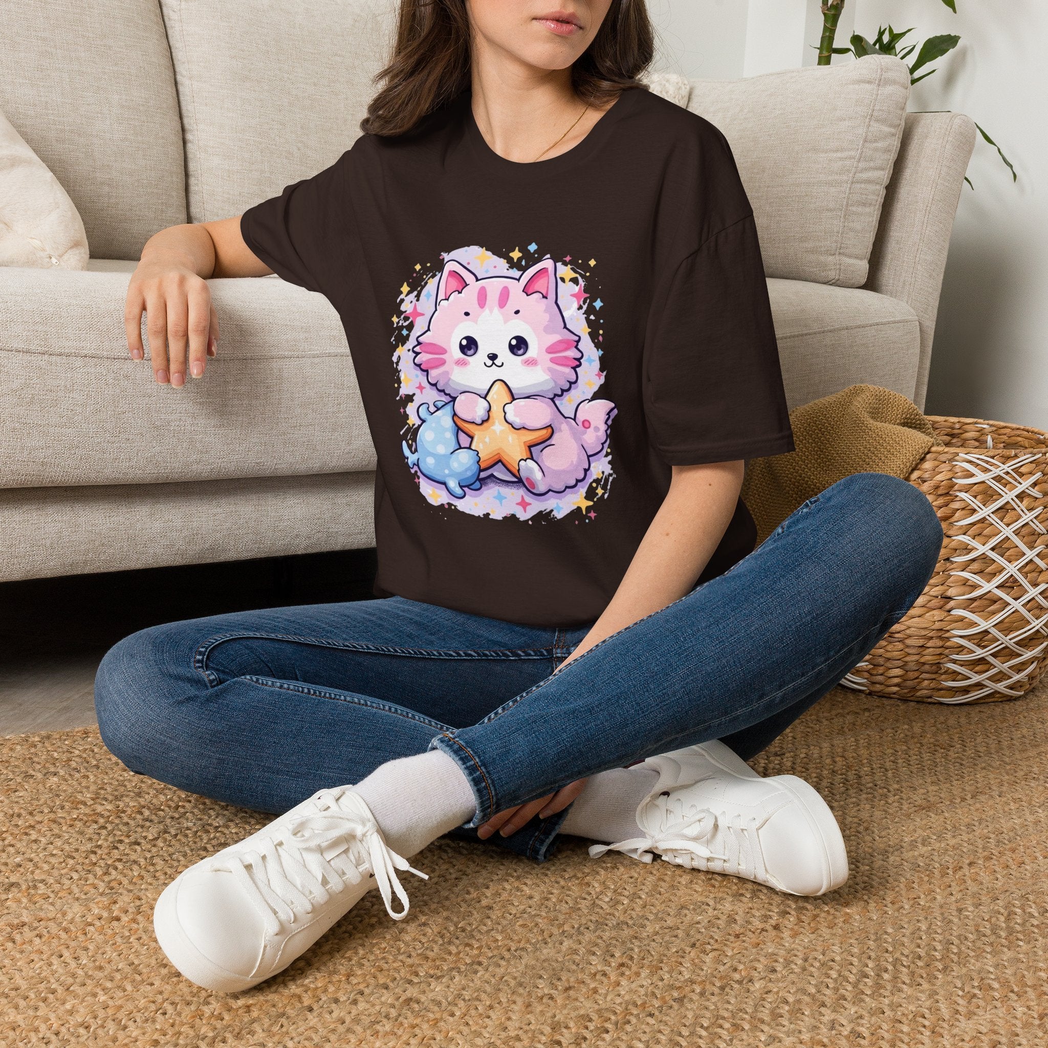 Kawaii Katzen – T-Shirt – Ansicht 4