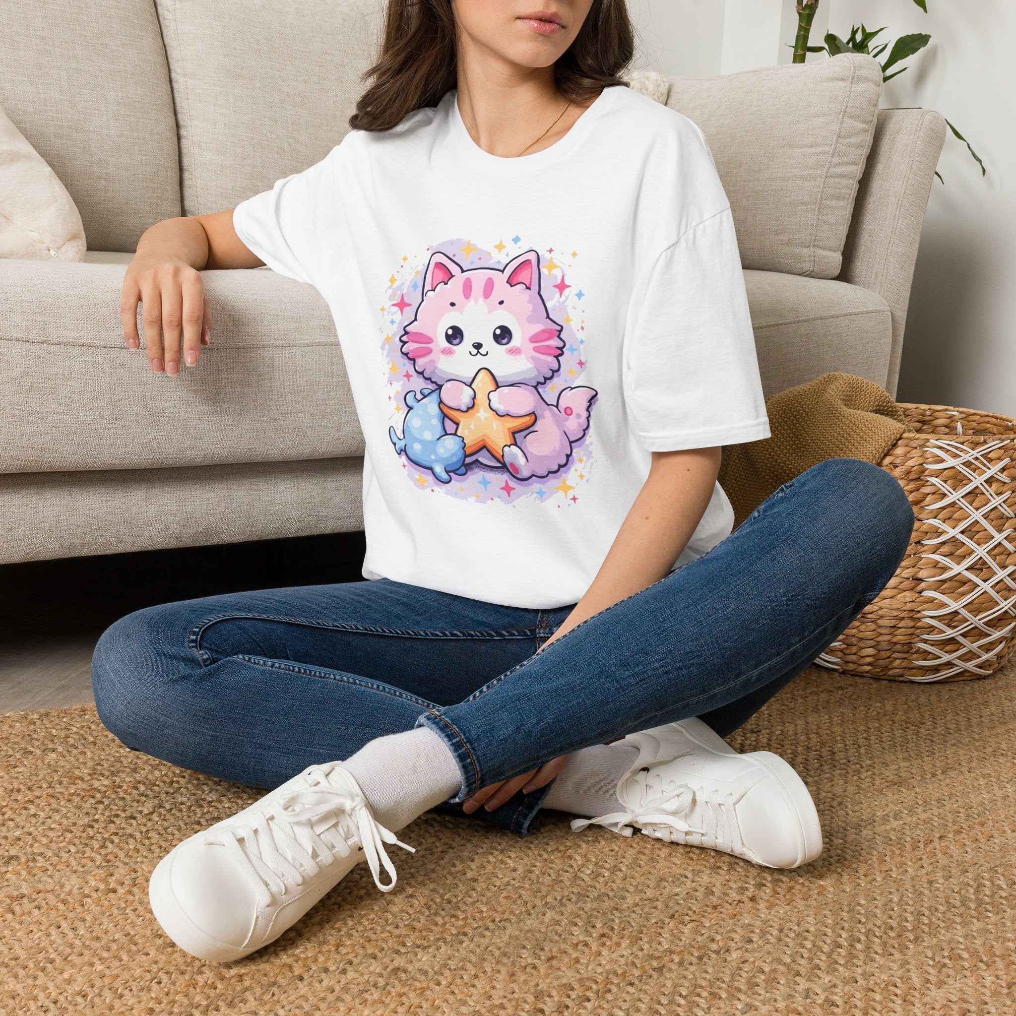 Kawaii Katzen – T-Shirt – Ansicht 2