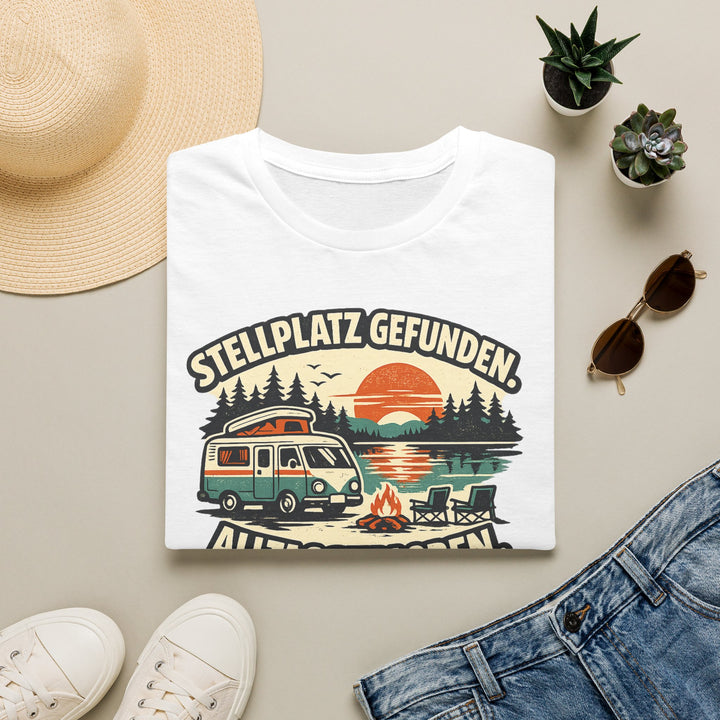 Stellplatz gefunden – Camping T-Shirt