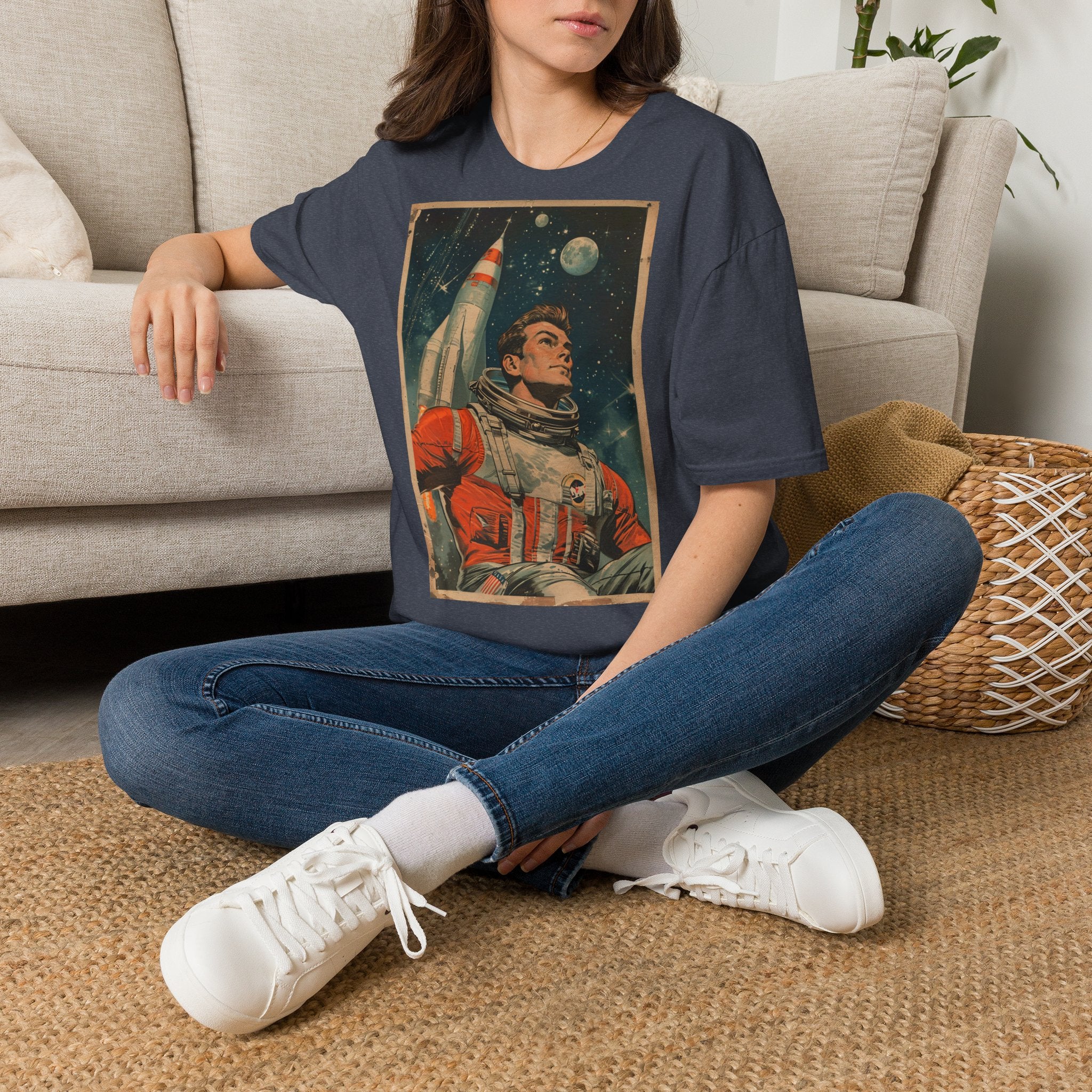 Retro Astronaut – T-Shirt – Ansicht 10
