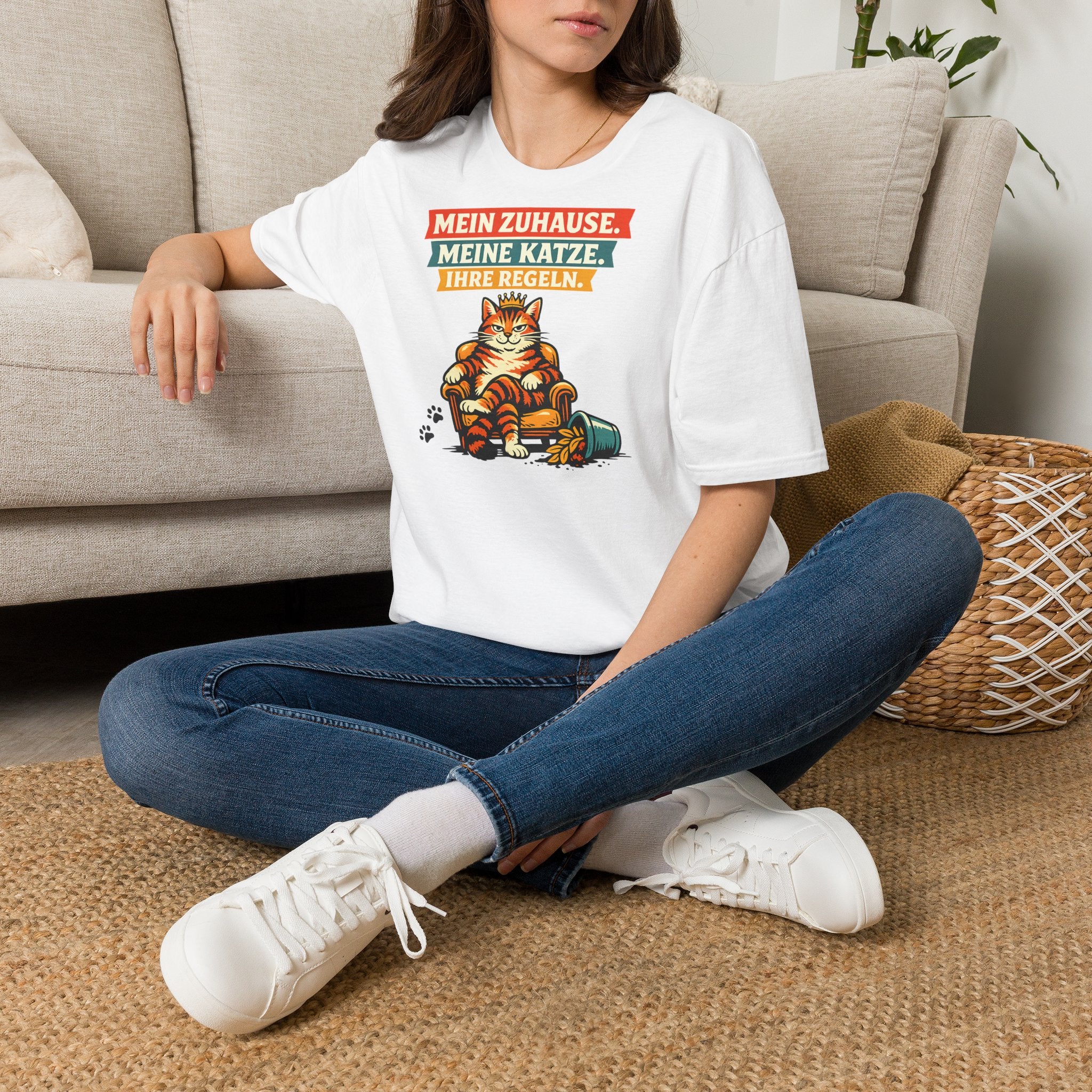 Mein Zuhause, ihre Regeln – Katzen T-Shirt