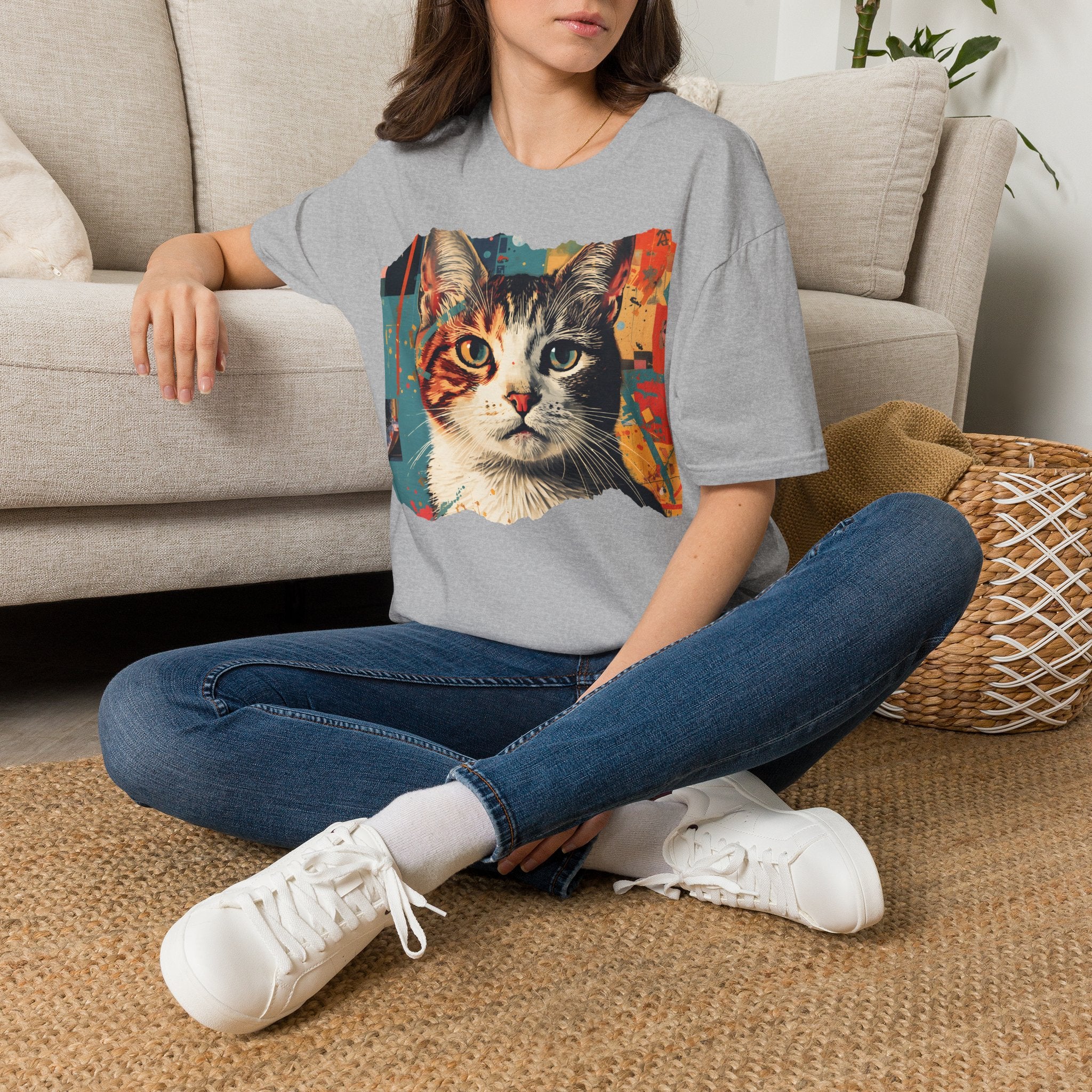 POP-CAT – T-Shirt – Ansicht 3