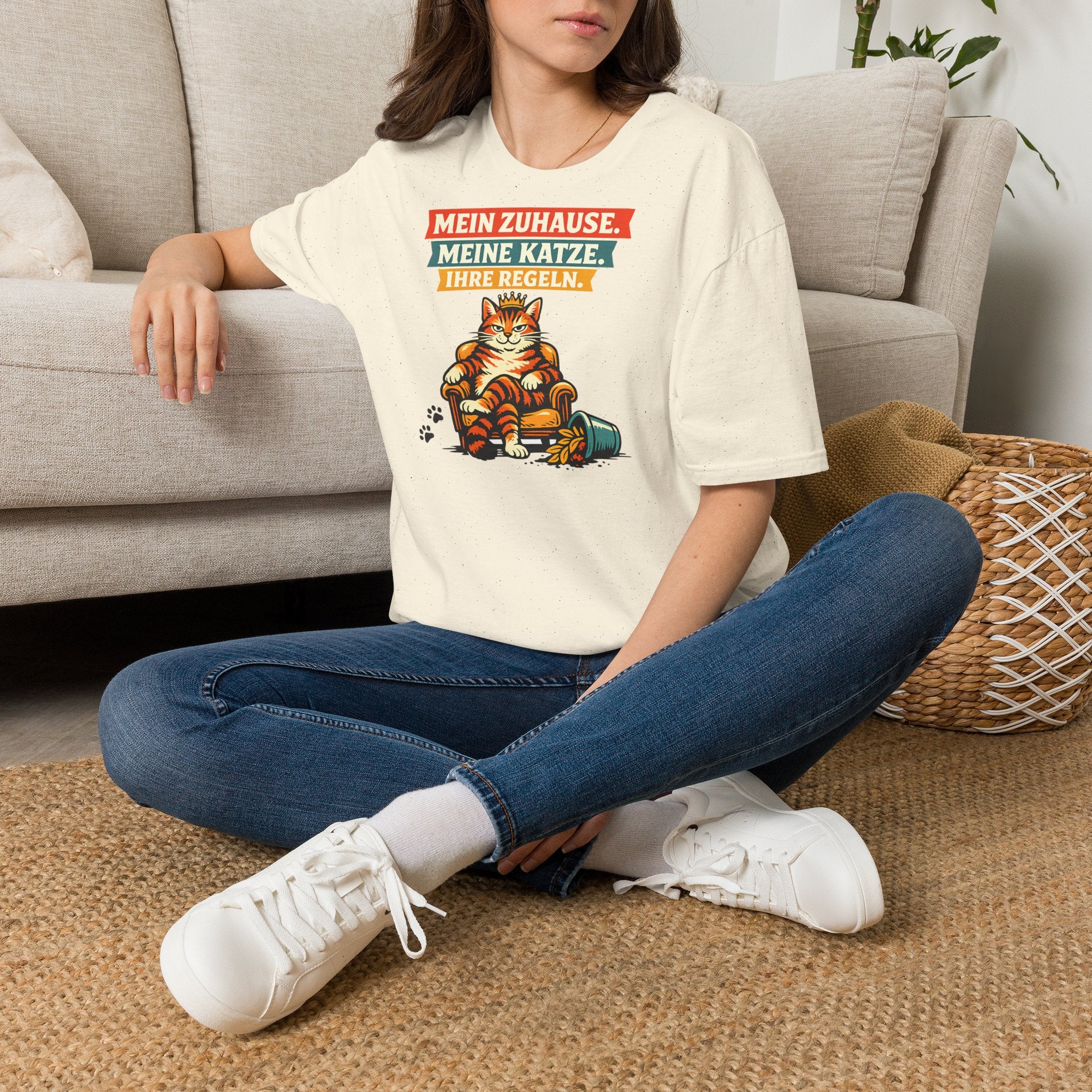 Mein Zuhause, ihre Regeln – Katzen T-Shirt