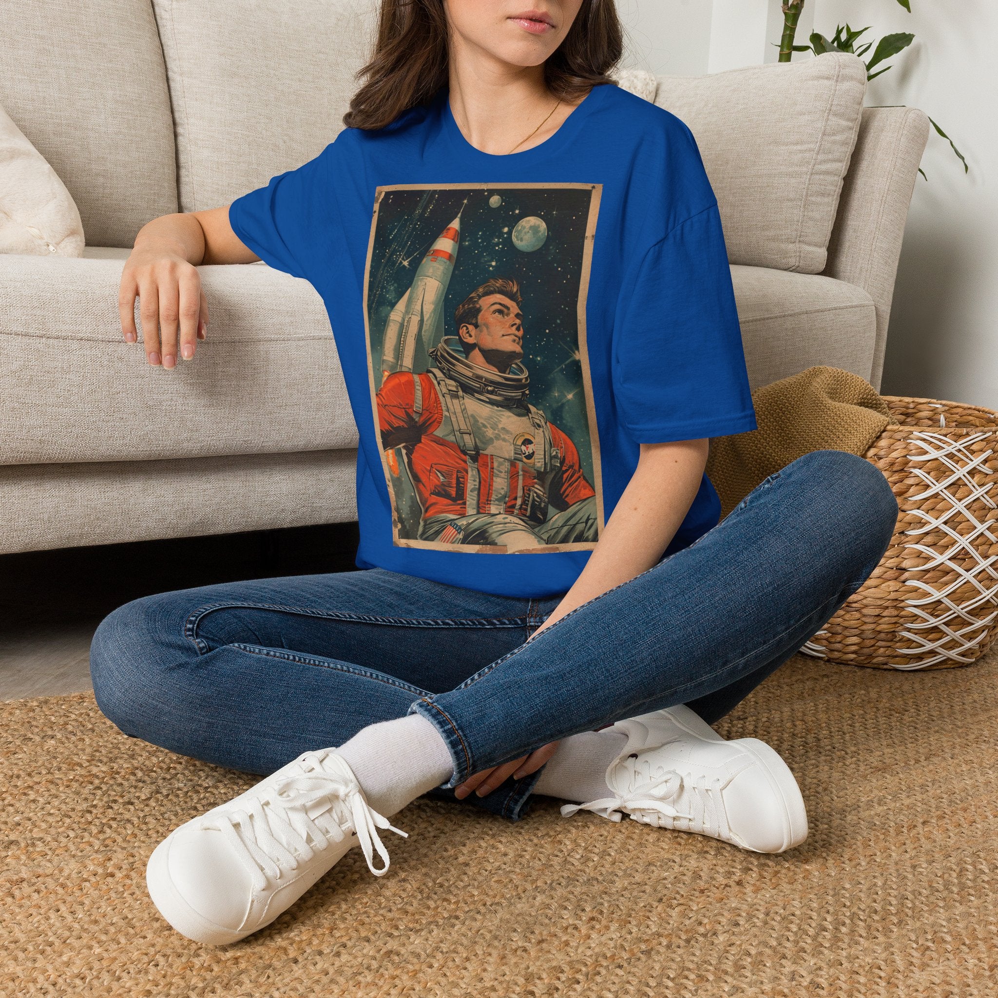 Retro Astronaut – T-Shirt – Ansicht 8