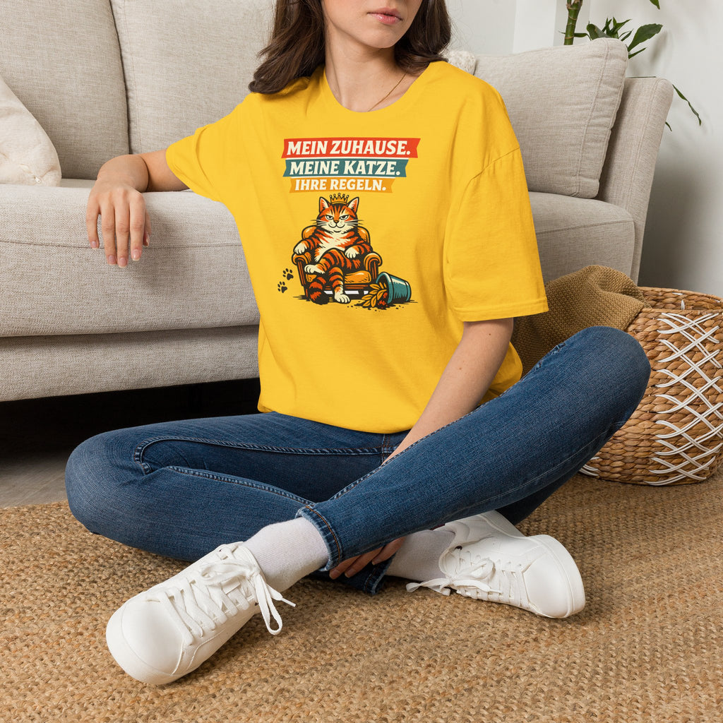 Mein Zuhause, ihre Regeln – Katzen T-Shirt
