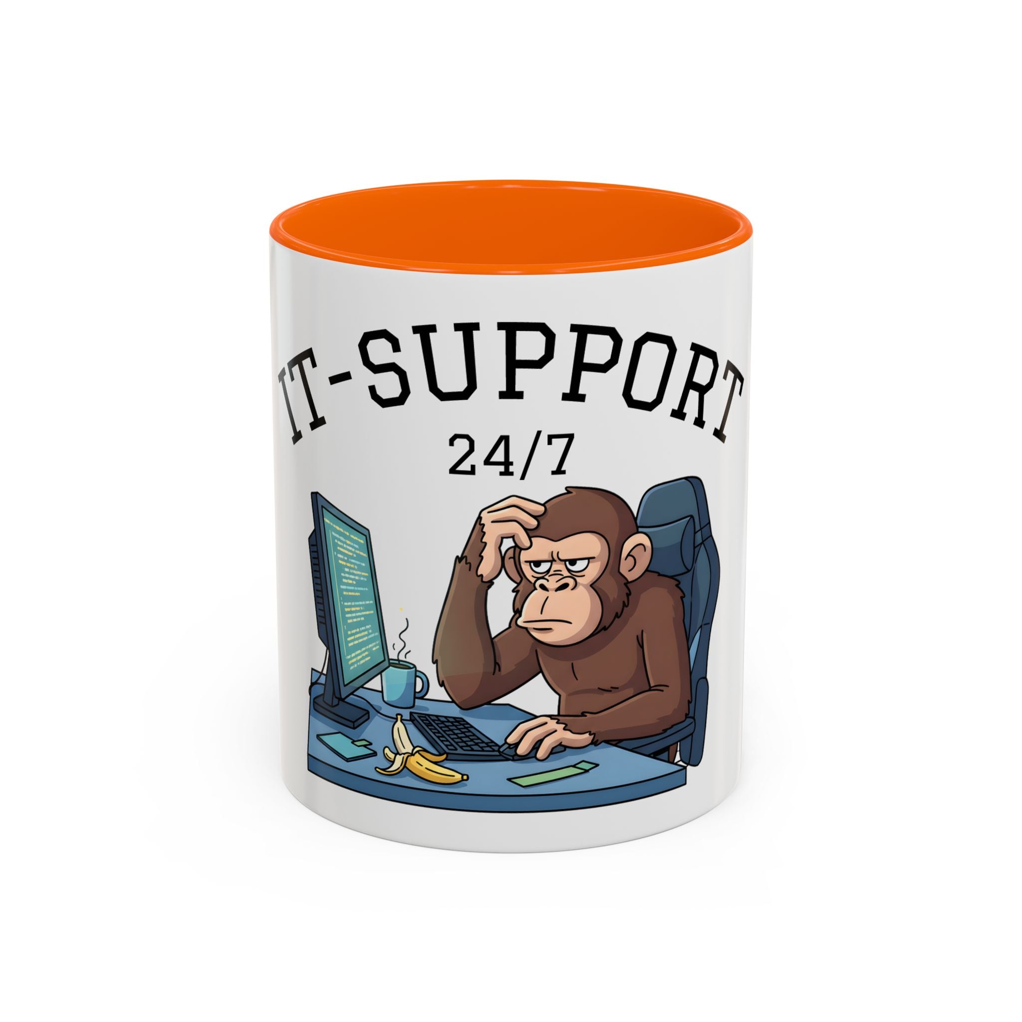 IT Support 24/7 Affen-Tasse – Ansicht 6