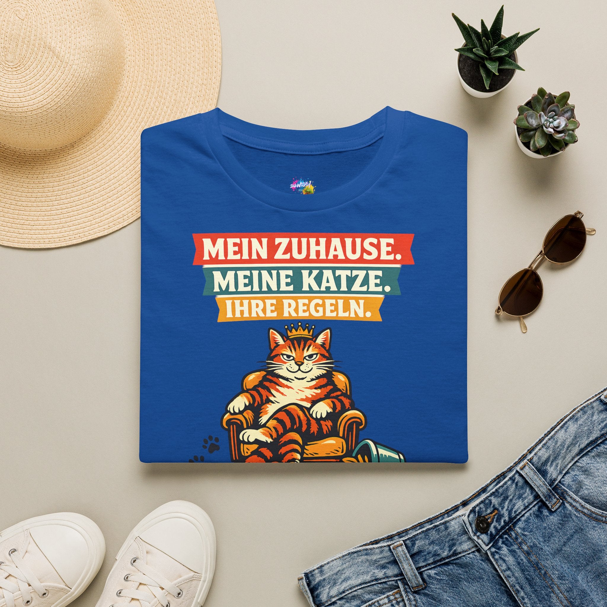 Mein Zuhause, ihre Regeln – Katzen T-Shirt