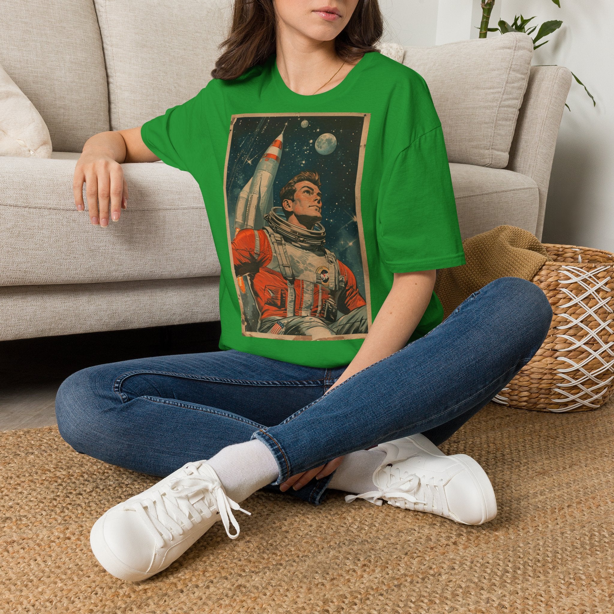 Retro Astronaut – T-Shirt – Ansicht 6