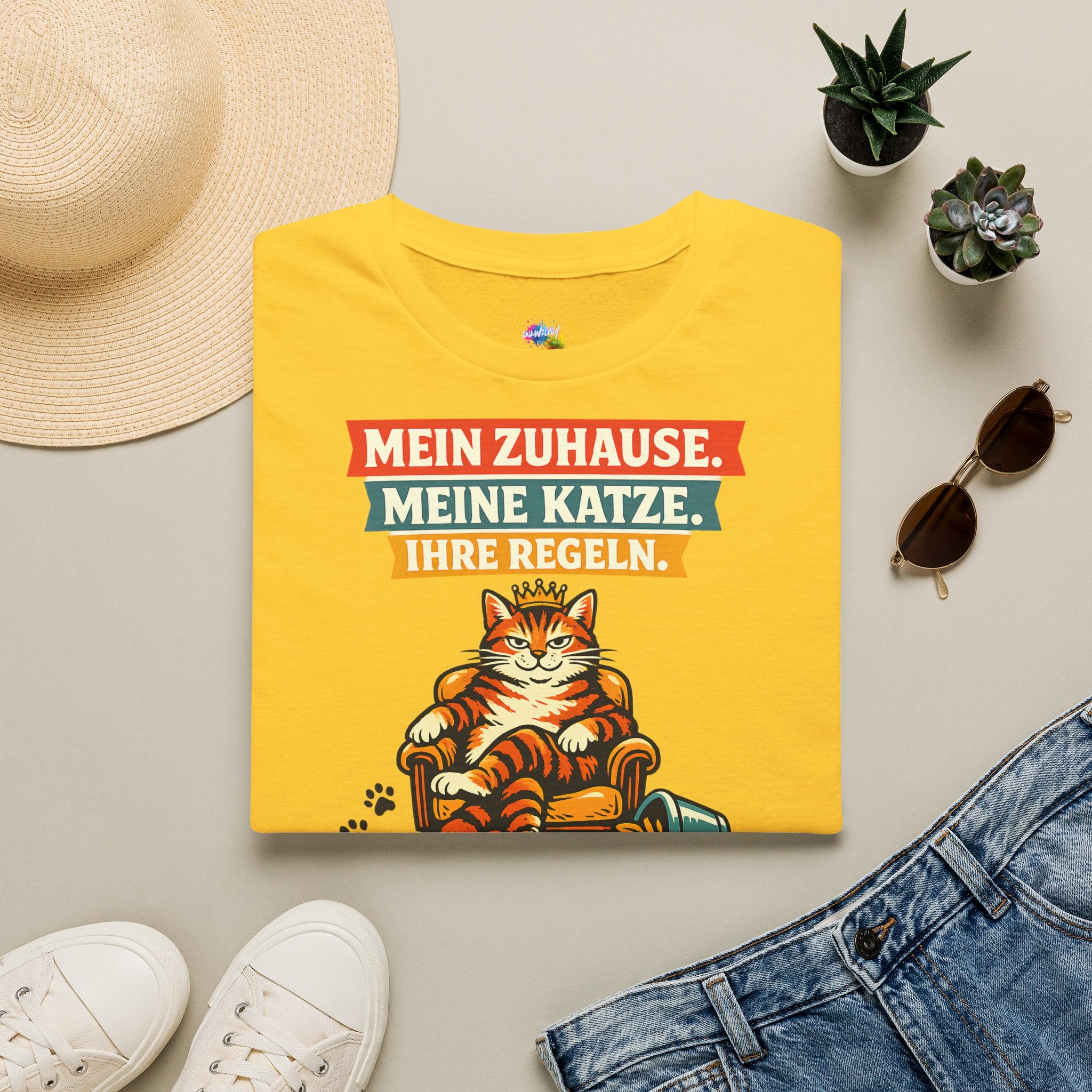 Mein Zuhause, ihre Regeln – Katzen T-Shirt