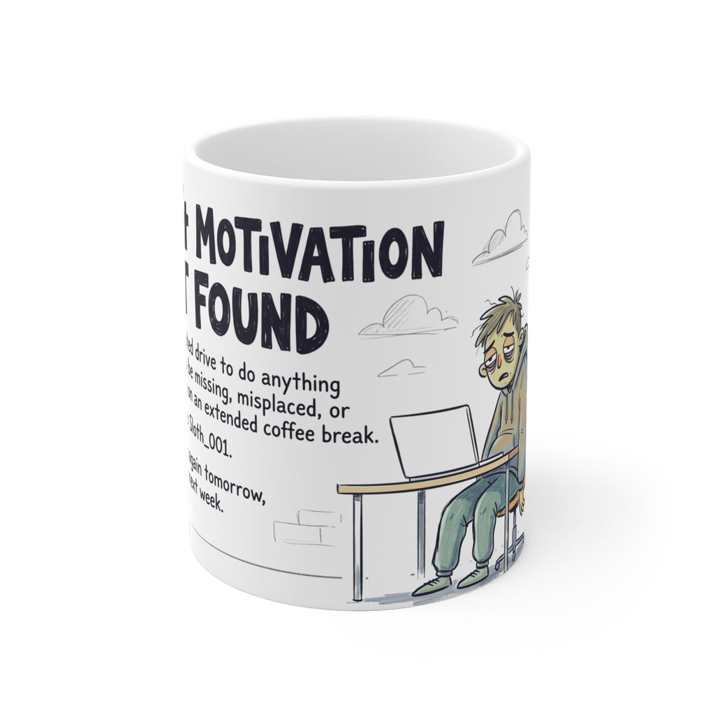 404 Motivation Not Found Tasse