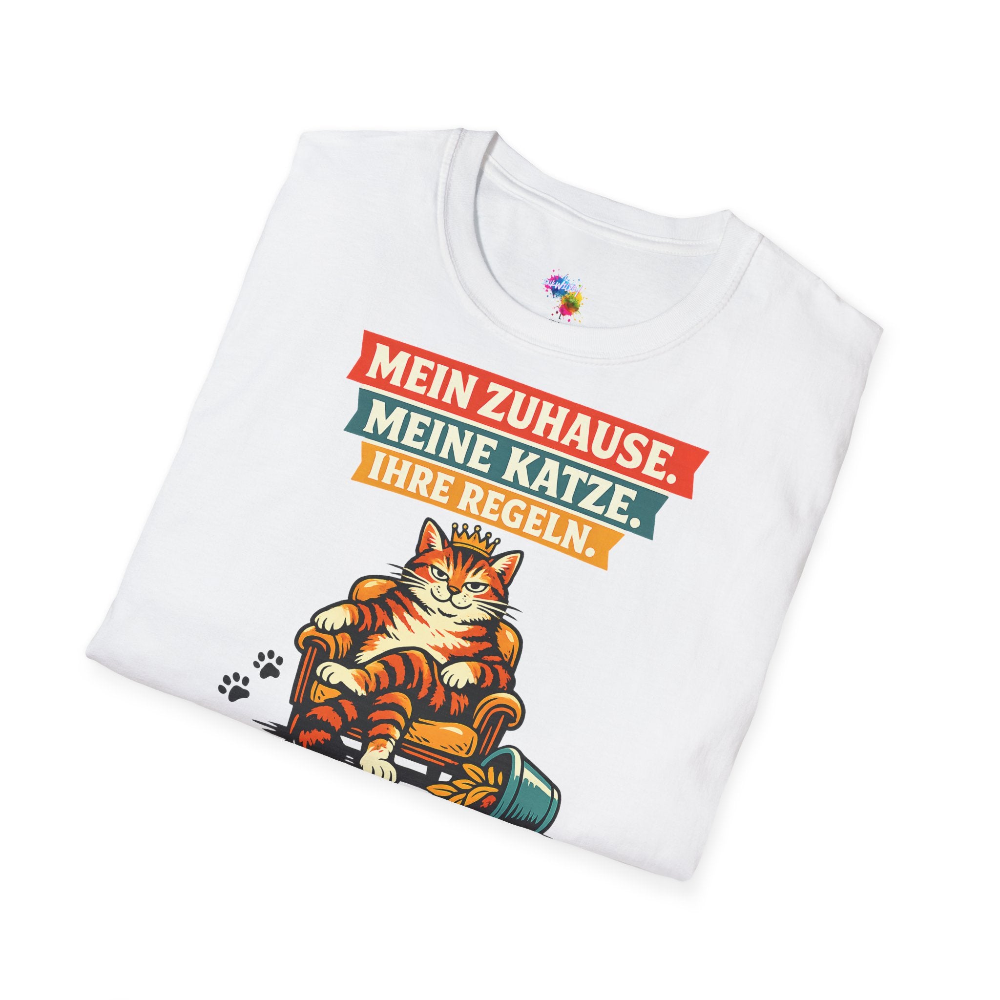 Mein Zuhause, ihre Regeln – Katzen T-Shirt