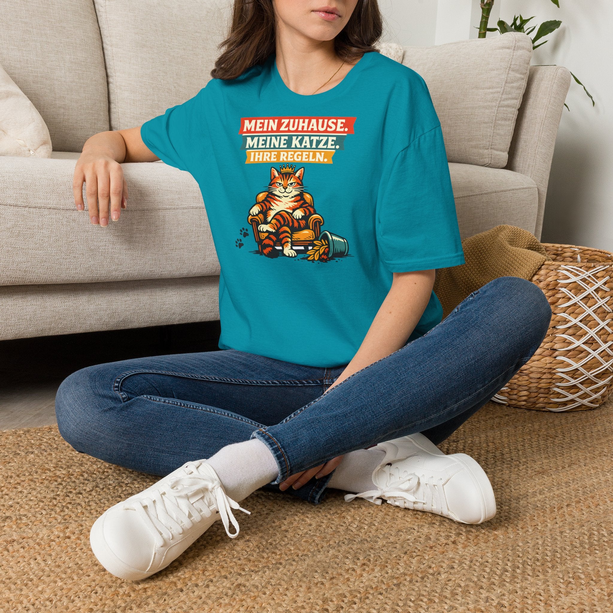 Mein Zuhause, ihre Regeln – Katzen T-Shirt