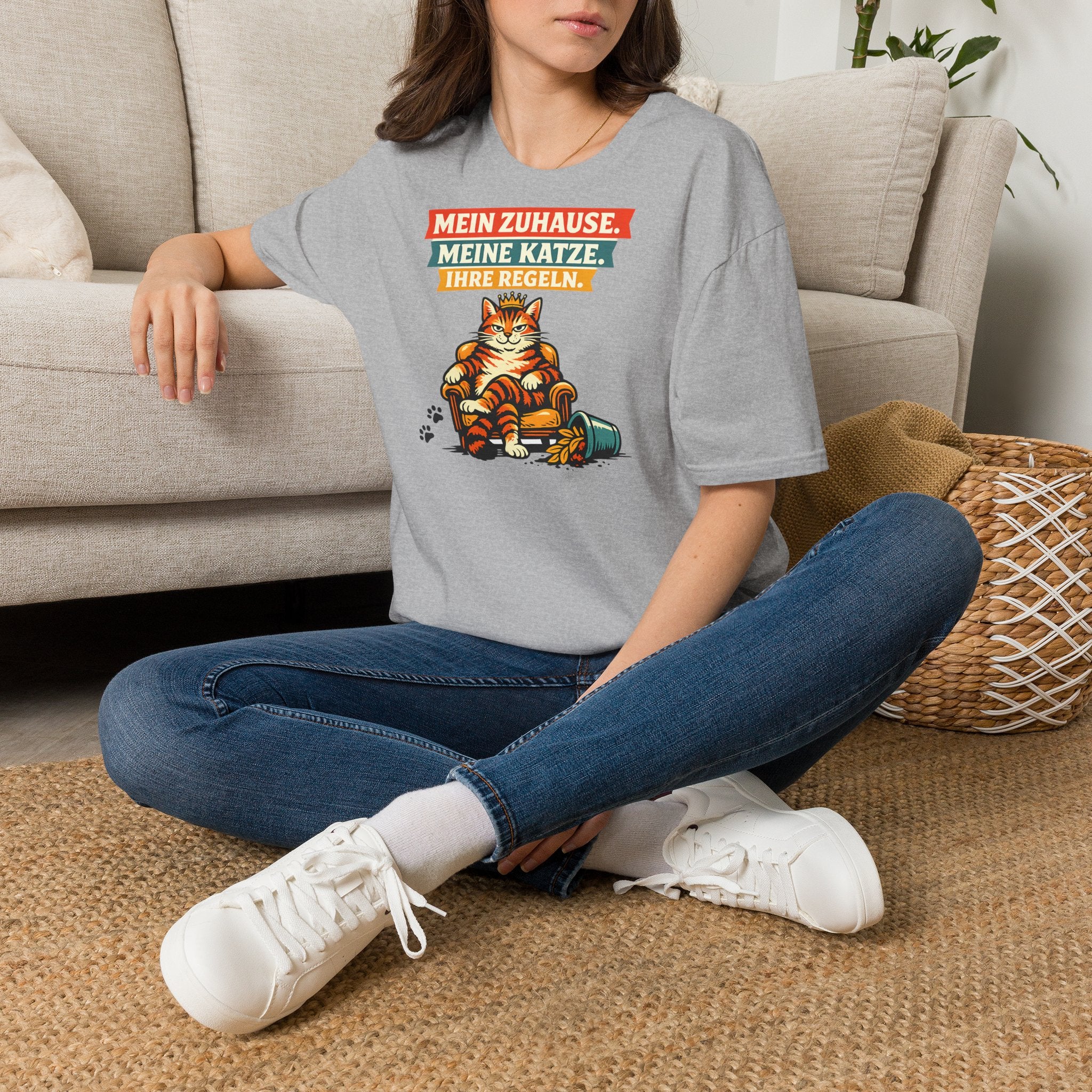 Mein Zuhause, ihre Regeln – Katzen T-Shirt