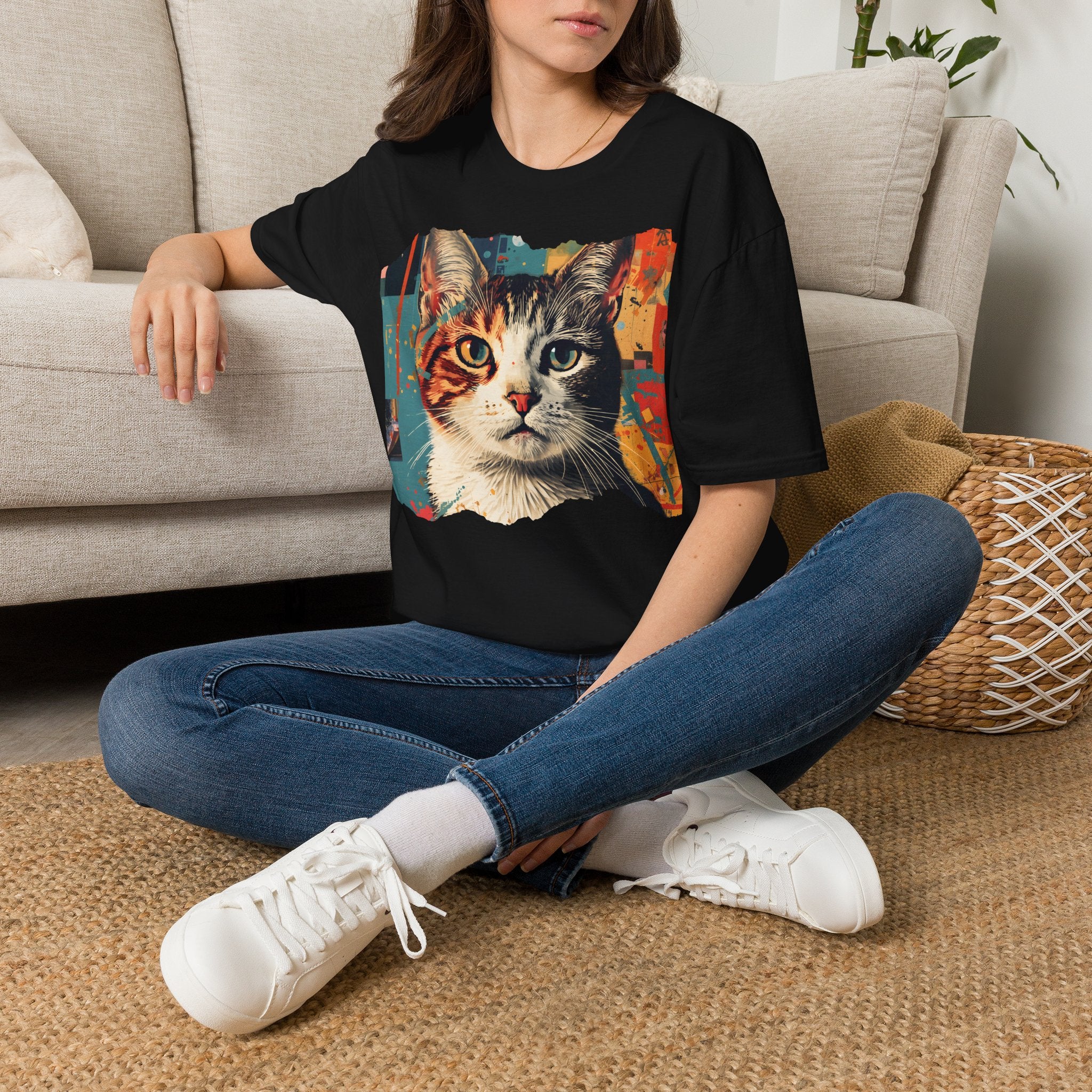 POP-CAT – T-Shirt – Ansicht 2